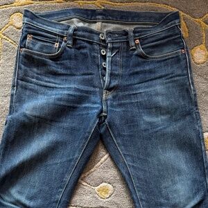 iron heart 777 21oz japanese denim blue jeans